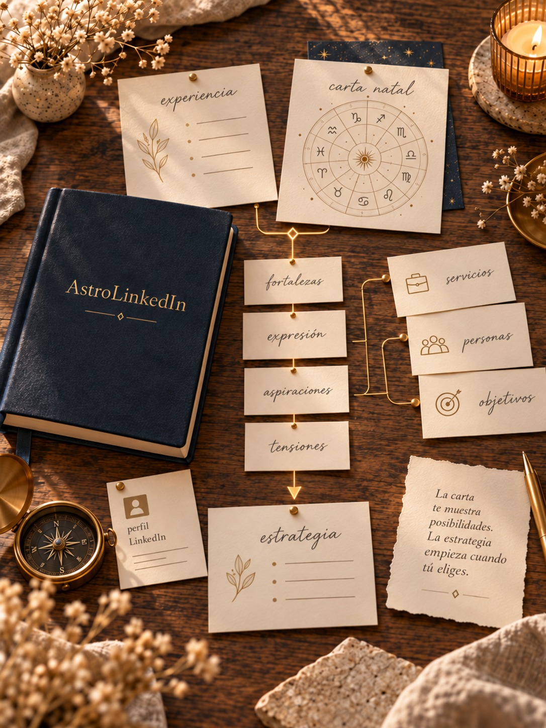 Experiencia y carta natal como fuentes para una estrategia profesional propia